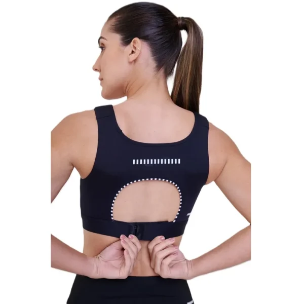 TOP GRIT BOSSA RETO C/ BOLSO AJUSTAVEL IND PRETO - Imagem 2